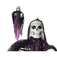 BigBuy Home Halloween-decoratie, skelet, 180 x 80 x 16 cm, heks