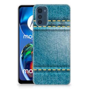 Motorola Moto E32/E32s Silicone Back Cover Jeans