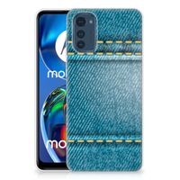 Motorola Moto E32/E32s Silicone Back Cover Jeans - thumbnail