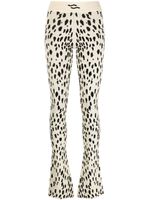 Ssheena pantalon évasé à motif animalier - Tons neutres