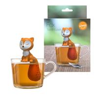 Winkee - Schattige dierentheezeef, thee-ei voor losse thee, grappige theezeef voor kopje, siliconen kruidenzeef, theebol-dierfiguur