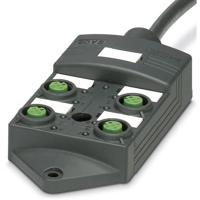 Phoenix Contact SACB-4/ 4-10,0PUR SCO P 1452408 Passieve sensor/actorbox M12-verdeler met kunstof schroefdraad 1 stuk(s)