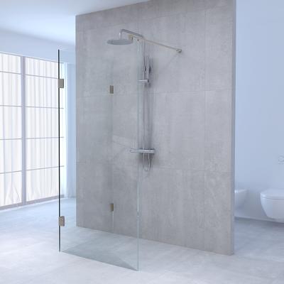 Sanituba Complete Profielloze Inloopdouche Reversed 100x140 cm Geborsteld RVS Sanituba Complete Profielloze Inloopdouche Reversed 100x140 cm Geborsteld RVS