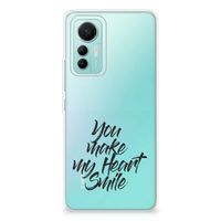 Xiaomi 12 Lite Siliconen hoesje met naam Heart Smile