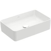 Villeroy & Boch Collaro opzetwastafel rechthoekig 56x36cm zonder overloop zonder kraangat ceramic+ wit 4A2056R1 - thumbnail