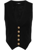 Balmain veston en laine vierge - Noir