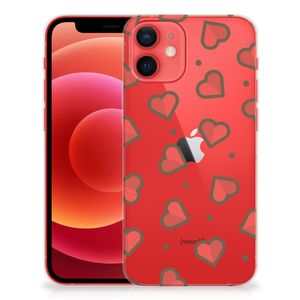 iPhone 12 Mini TPU bumper Hearts