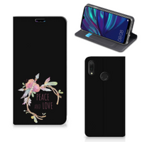 Huawei Y7 hoesje Y7 Pro (2019) Magnet Case Boho Text