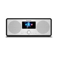 Panasonic RF-D40EGK-K internet- en DAB+/FM-radio met Bluetooth, 6 watt, 7,5 cm luidspreker, 2,4 inch TFT-kleuren-LCD, wekker & slaaptimer, afstandsbediening, USB, wifi, zwart