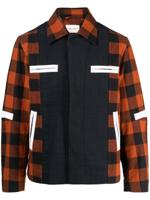Craig Green Geruit shirtjack - Blauw