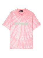 DSQUARED2 KIDS t-shirt en coton à logo imprimé tie-dye - Rose