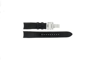 Horlogeband Seiko 7D48-0AA0 / 7T62-0FF0 / SNP005P1 / 4KK6JZ / 34H6JZ Leder Zwart 20mm