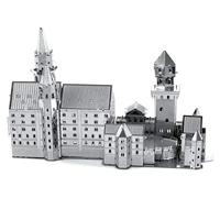 Fascinations MMS018 - Metal Earth 502552 - Slot Neuschwanstein, lasergesneden 3D-constructiebouwset, 3 metalen printplaten, vanaf 14 jaar