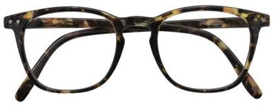 Croon leesbril Alex dames zwart/lichtbruin sterkte +1.00