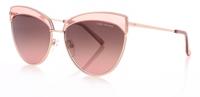 Daniel Hechter zonnebril DHS235 dames cat eye RVS cat. 3 roze