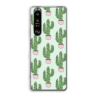 Cactus Lover: Sony Xperia 1 III Transparant Hoesje