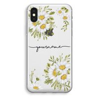 Daisies: iPhone X Transparant Hoesje - thumbnail