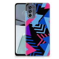 Motorola Moto G62 5G TPU Hoesje Funky Triangle - thumbnail