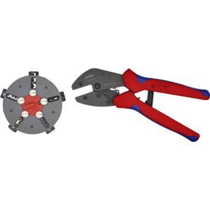 Knipex MultiCrimp 97 33 02 Krimptang Ongeïsoleerde, open connectoren, Geïsoleerde kabelschoenen, Geïsoleerde connectoren (male), Adereindhulzen, Ongeïsoleerde