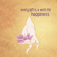 Dubbele kaarten Every gift is a wish - 14x14 - Papier (10 stuks) - S