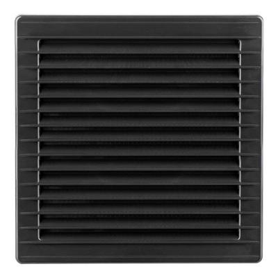 Ventilatierooster EDM 87730 Antraciet 17 x 17 cm Muggennet Ventilatierooster EDM 87730 Antraciet 17 x 17 cm Muggennet