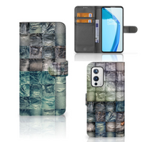 Wallet Case met Pasjes OnePlus 9 Spijkerbroeken - thumbnail