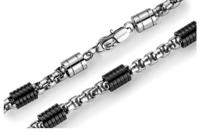 Monomen MM10855SSB Armband Heren Stainless steel 60 mm inner diameter