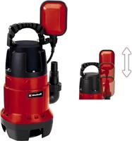 Einhell GC-DP 7835 vuilwaterpomp (rood, 780W, Ø35 mm vreemde voorwerpen, 15.700 l/h, vlotterschakelaar, draaggreep, kabelopwikkeling, universele aansluiting), rood
