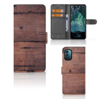 Nokia G11 | G21 Book Style Case Old Wood - thumbnail