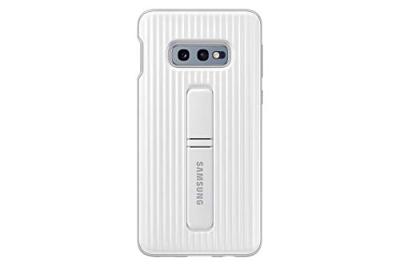 Beschermende standaard cover voor Galaxy S10e wit