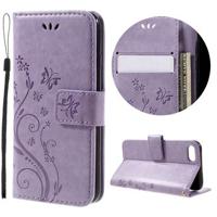 iPhone 7/8/SE (2020)/SE (2022) Butterfly Series Portemonnee Hoesje - Violet