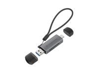 Conceptronic BIAN05G geheugenkaartlezer USB 3.2 Gen 1 (3.1 Gen 1) Type-A/Type-C Grijs - thumbnail