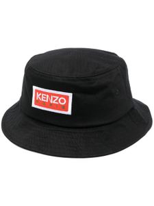 Kenzo bob à logo brodé - Noir