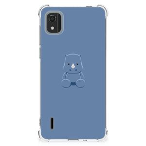 Nokia C2 2nd Edition Stevig Bumper Hoesje Baby Rhino