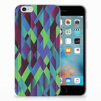 Apple iPhone 6 | 6s TPU Hoesje Abstract Green Blue - thumbnail