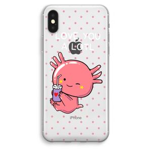 Love You A Lotl: iPhone XS Max Transparant Hoesje