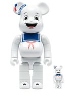 MEDICOM TOY figurines BE@RBRICK Stay Puft Marshmallow 100% + 400% - Blanc - thumbnail