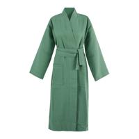Bio-wafelpiqué badjas, jade XXL