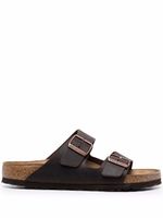 Birkenstock sandales Arizona Oiled en cuir - Marron - thumbnail