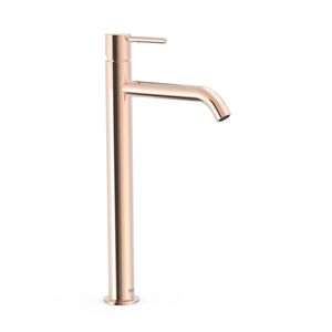 Wastafelmengkraan Tres Study Exclusive 38,5 cm 1-Knop Rond Rosé Goud Tres