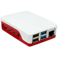 Raspberry Pi® RPI4-CASE-RW SBC-behuizing Geschikt voor model: Raspberry Pi® 4 B Rood, Wit - thumbnail