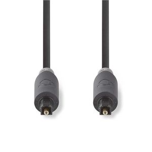 Optische Audiokabel | Toslink male - Toslink male | 2,0 m | Antraciet [CABW25000AT20]