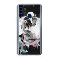 Camouflage de sommeil: Samsung Galaxy A20s Transparant Hoesje