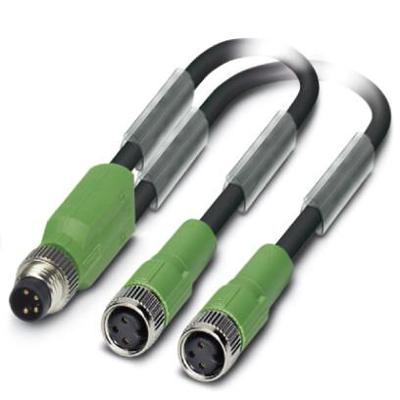 Phoenix Contact 1458664 Sensor/actuator connector, geassembleerd M8 Aantal polen (sensoren): 3 Adapter, Y-vorm 30.00 cm 1 stuk(s)