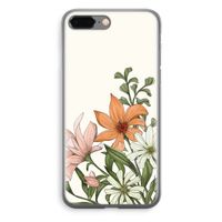 Floral bouquet: iPhone 8 Plus Transparant Hoesje