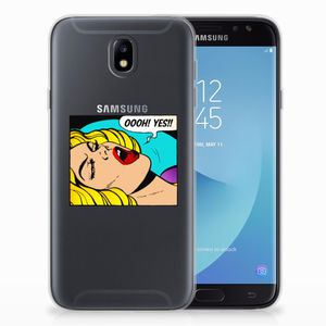 Samsung Galaxy J7 2017 | J7 Pro Silicone Back Cover Popart Oh Yes