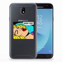 Samsung Galaxy J7 2017 | J7 Pro Silicone Back Cover Popart Oh Yes - thumbnail