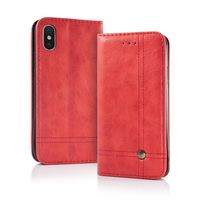 Smart Prestige Wallet Case voor iPhone X / XS Rood