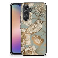 Bloemen Hoesje voor Samsung Galaxy A54 Vintage Bird Flowers