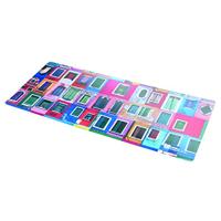 LogiLink ID0167 3-in-1 Notebook Muismat (schoonmaakdoekje, Monitorbescherming), Afmeting: 305 x 130mm Kleurrijk